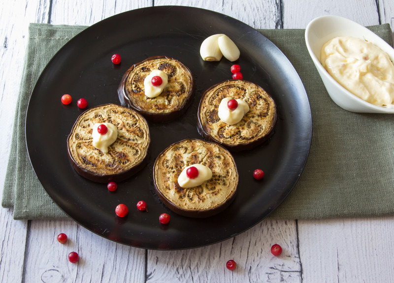 Char-Grilled Eggplant Rolls Stuffed with Ricotta | MaMaBlip